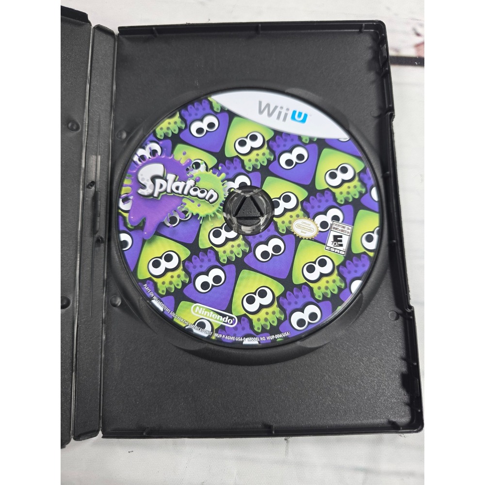 Splatoon Nintendo Wii U Video Game Disc Only